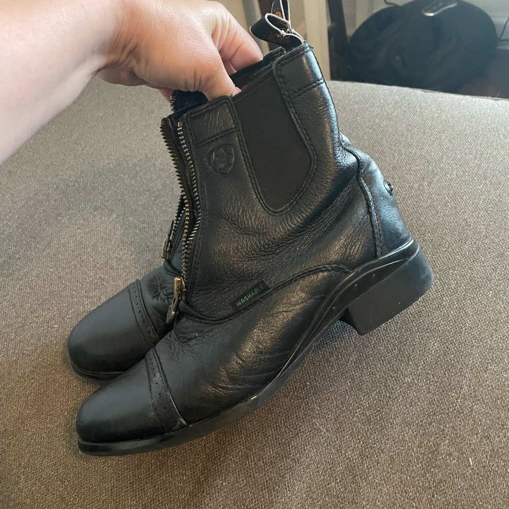 Ariat Black Leather Paddock Boots